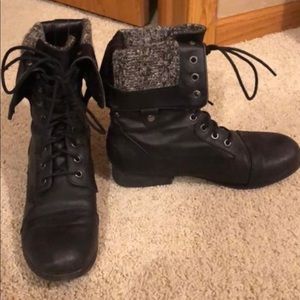 Madden Girl Combat Boots